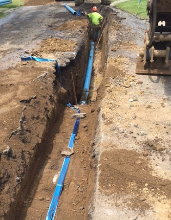 Water supply pipeline project