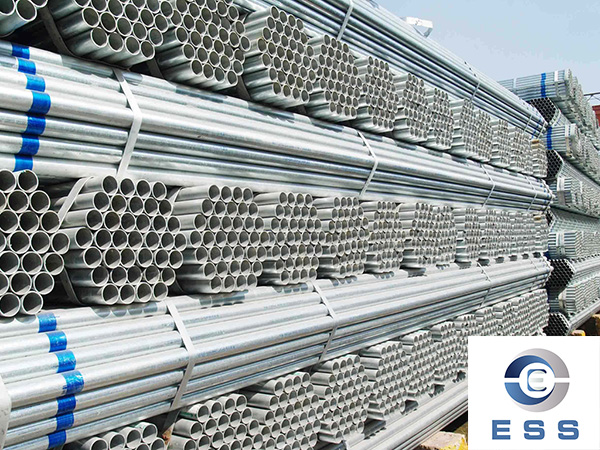 Galvanized steel pipe installation