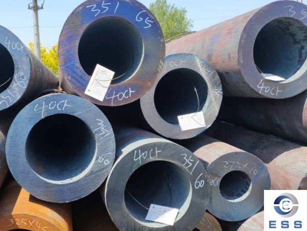 Application and manufacturing process of thick-walled seamless steel pipe