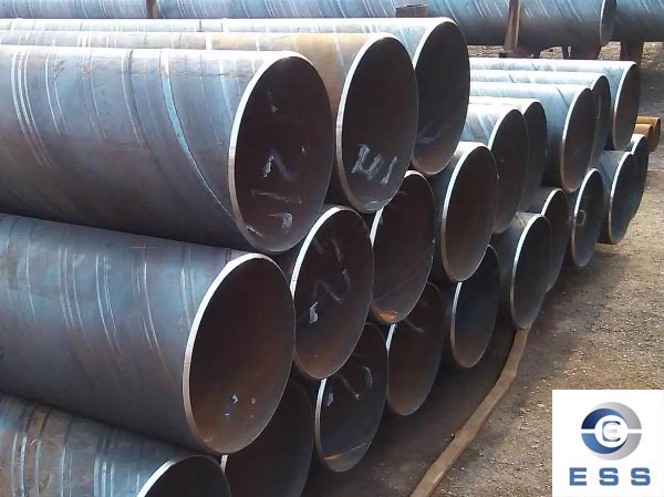 Spiral steel pipe manufacturing process