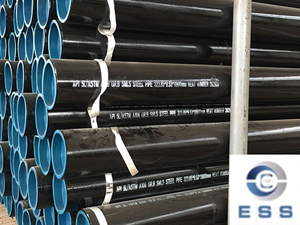Large diameter seamless carbon steel pipe