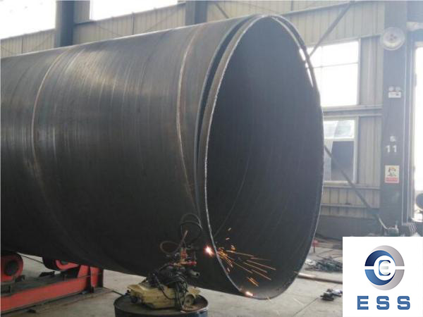 How many materials are there in SSAW steel pipe?