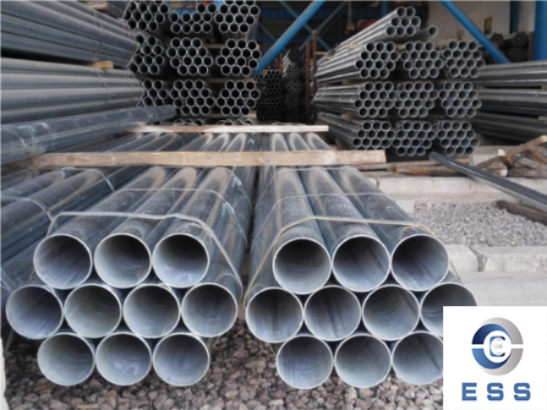 How are galvanized pipes produced?