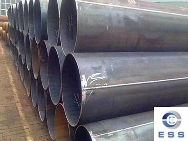 What is the residual stress of welded pipe?