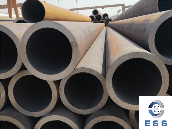 Large diameter steel pipe storage to prevent rust skills