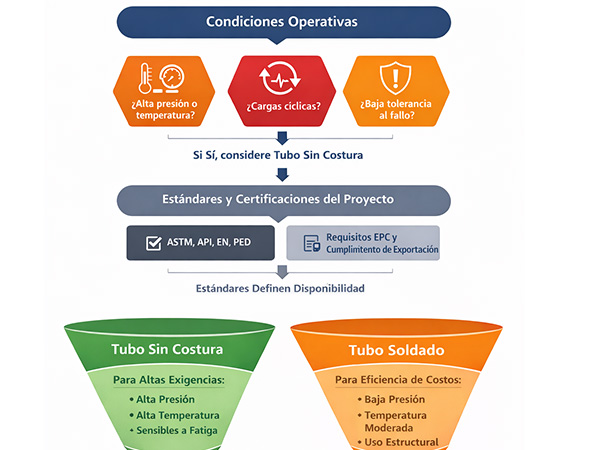 Guía de Selección de Tubos de Acero al Carbono sin Costura: Cómo Elegir