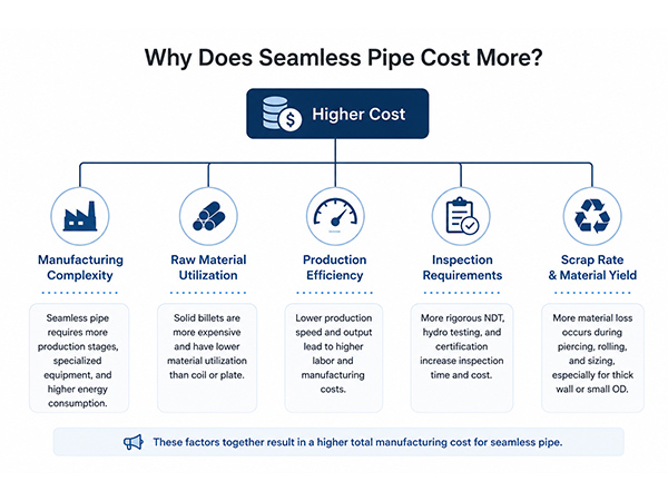 Seamless Pipe vs Welded Pipe Cost Comparison
