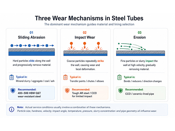 Wear Resistant Steel Tube: Hardness, Types and Applications