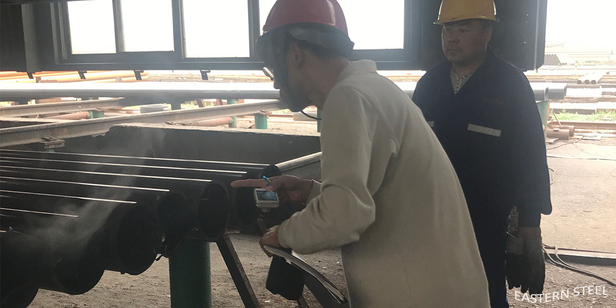 Quality inspection of ERW steel pipe