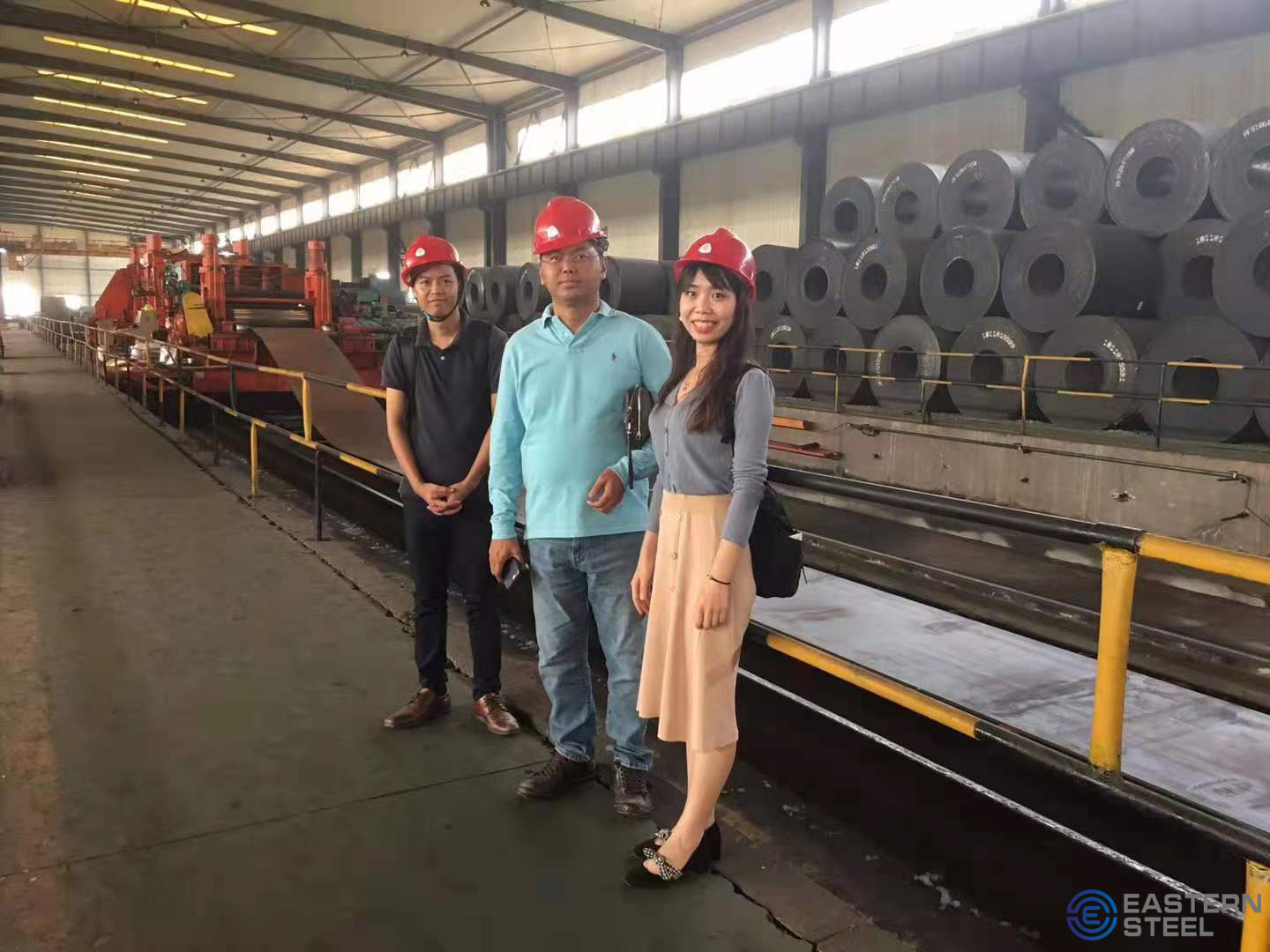 Mr.Kumpoo as project representatives come to visit the factory
