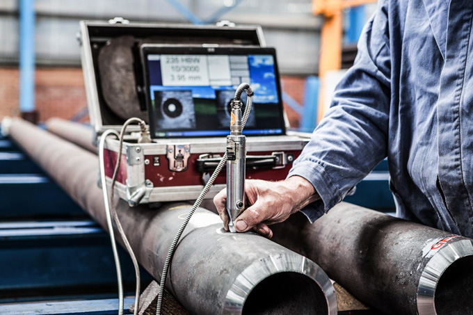 non-destructive testing of seamless cs pipe