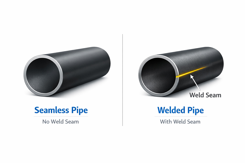 seamless vs welded pipe structure