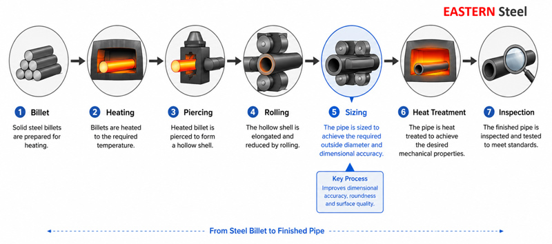 Seamless Steel Pipe Manufacturing Process